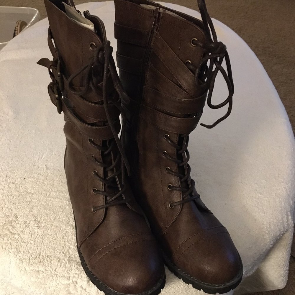 Hailey Jeans Co. Brown Boots Jimba-32  8.5